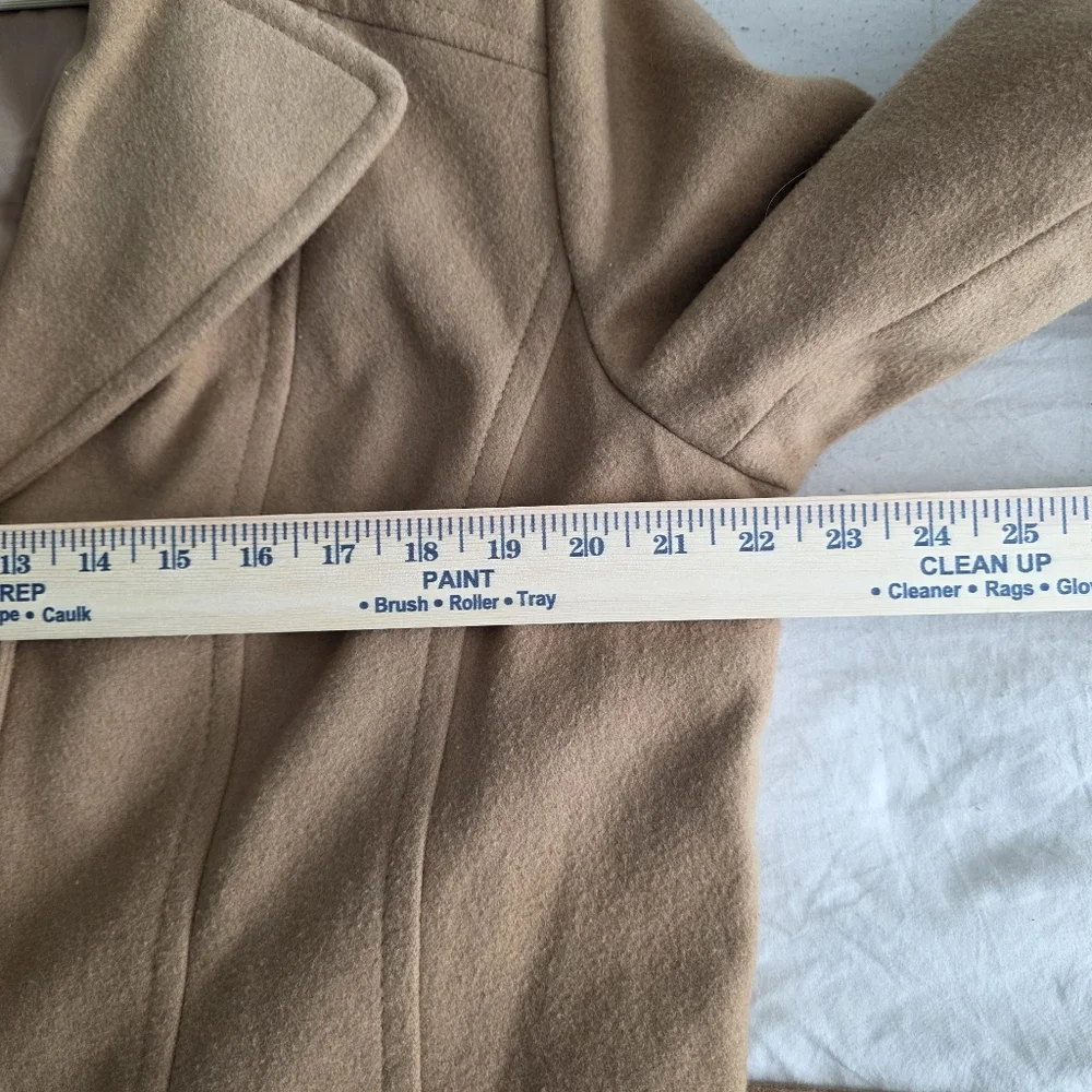 Michael Kors Belted Camel Wool Blend Coat XL - Picture 8 of 10